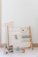 Little Pea_3 Sprouts βιβλιοθήκη από ανακυκλωμένο ύφασμα_Terrazzo_Cream_Lifestyle_2